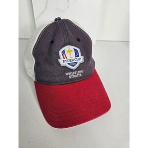 Ryder Cup 2020 Whistling Straits Pukka Trucker Hat Navy Red White Snapback Cap